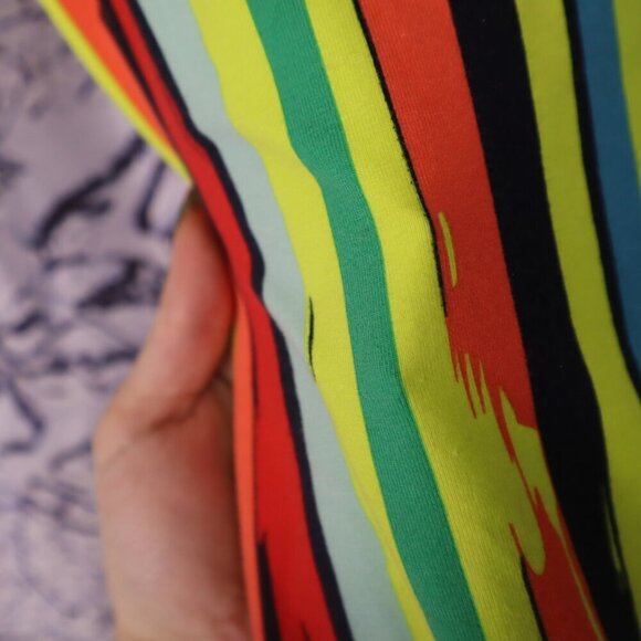 RAINBOW HAPPY PLACE DRESS PS Soft Surroundings Asymmetrical Loungewear Sleep PJs - Picture 9 of 10